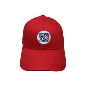 Gorra Roja Logo Bordado Ventilador